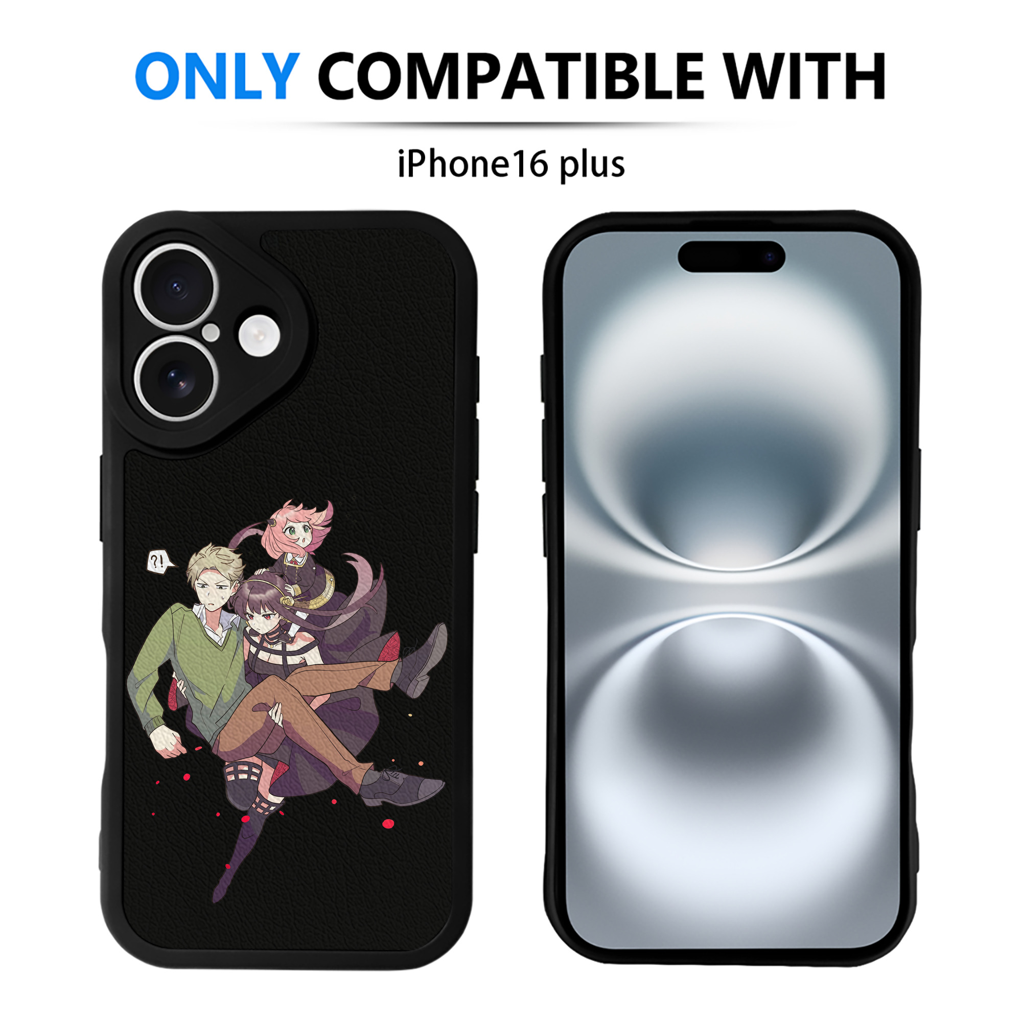 （画像用） SPY×FAMILY间谍家家酒 【iPhone 16シリーズ対応】シリコンスマホケース（レザー調） 材質：シリコン